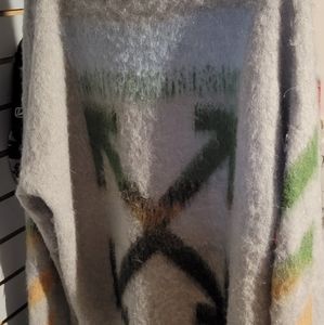 Arrows knitted jumper - men - Wool/Polyamide/Mohair - LG - Grey